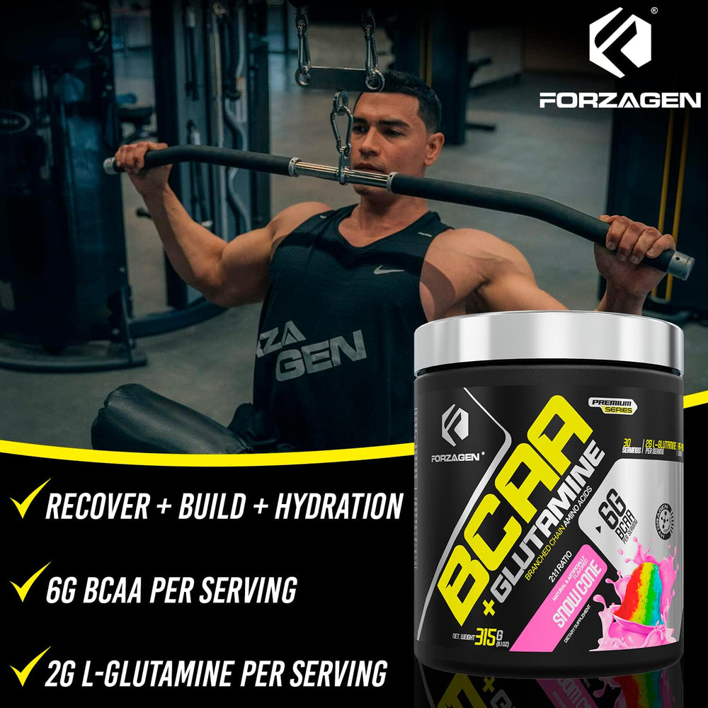 Forzagen BCAAs with glutamine for post-workout recovery