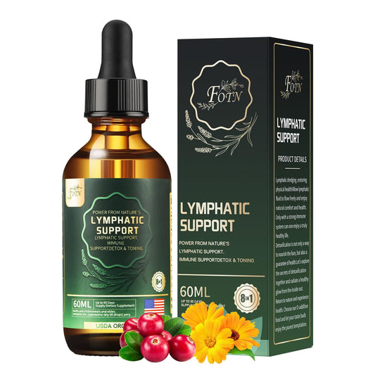 FOTN Lymphatic Drainage Drops bottle - front view