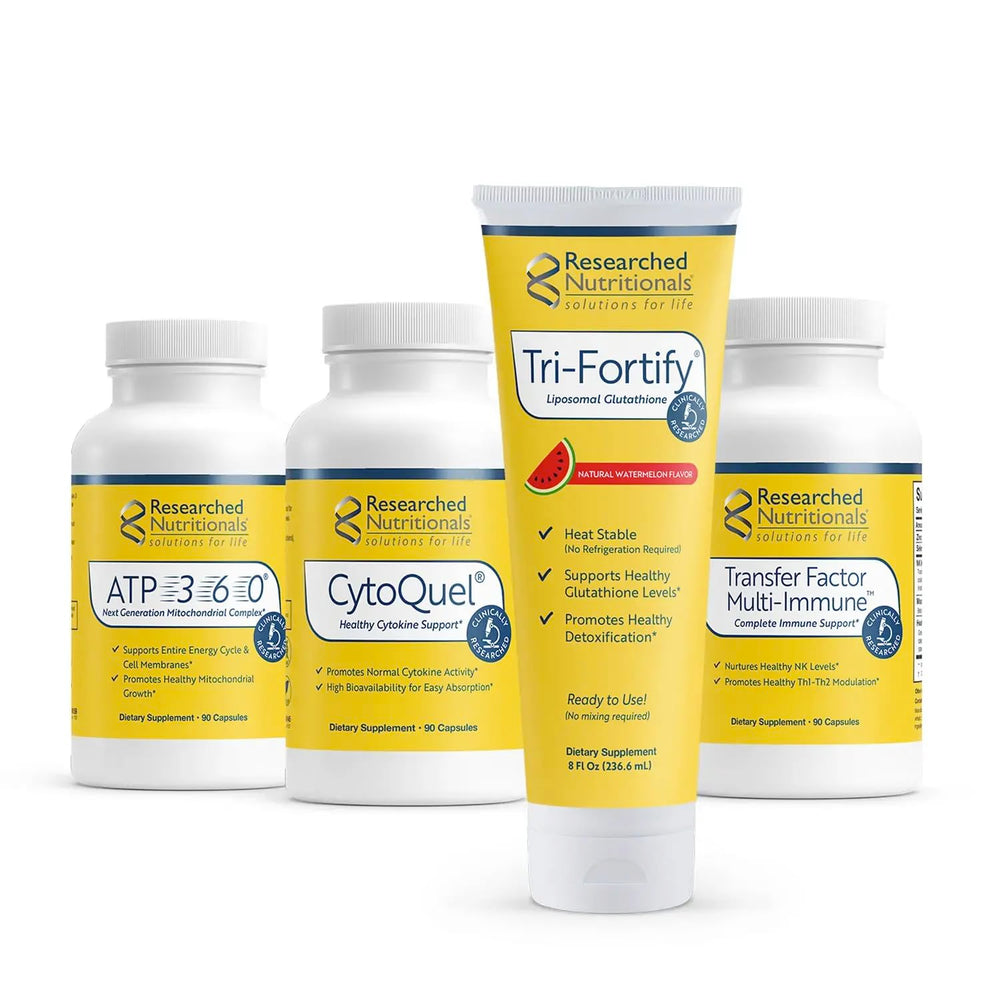 Researched Nutritionals Tri-Fortify Liposomal Glutathione 450mg Watermelon flavor
