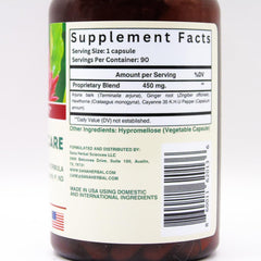 Illustration of a four-element organic herbal formula