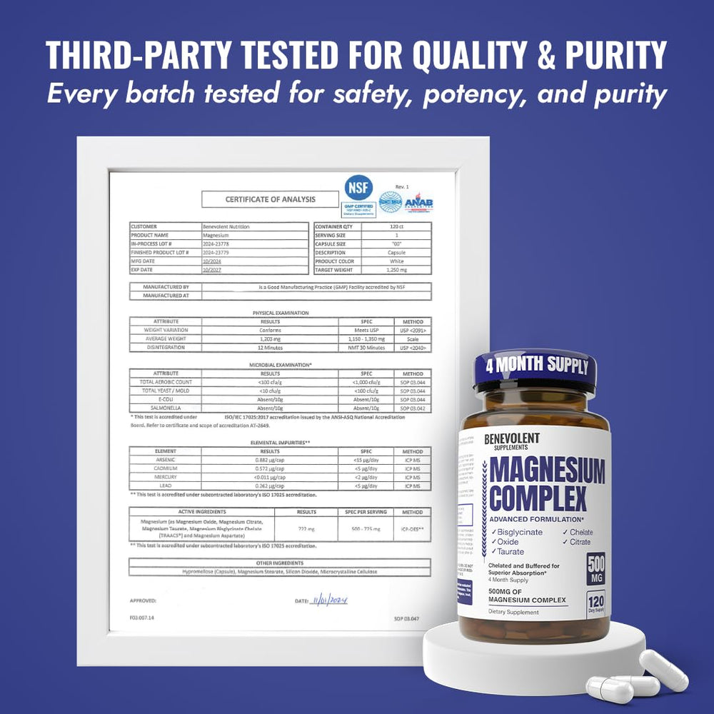 Four-month supply of Magnesium Complex