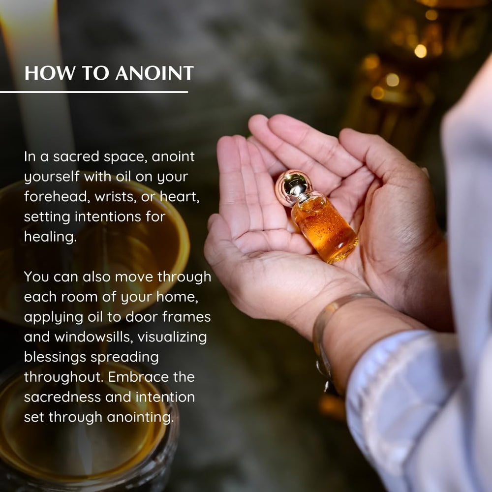 Blessed Virgin Olive Oil from Jerusalem with biblical spices