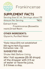Dropper bottle containing concentrated liquid tincture