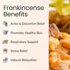 Frankincense essential oil in a diffuser for aromatherapy