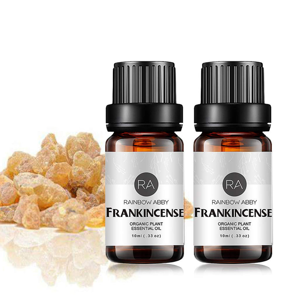 Two 10ml bottles of Frankincense Essential Oil in package