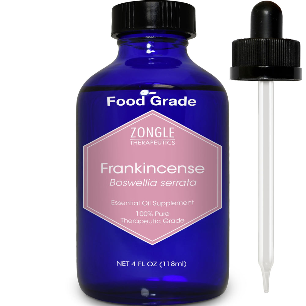 Frankincense essential oil bottle, 4 oz