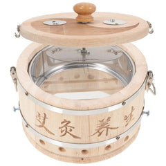 FRCOLOR Wood Moxibustion Box – product angled view