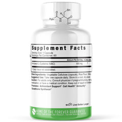 Graphic illustrating free radical protection and glutathione support