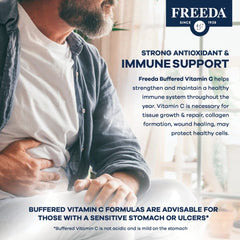 Kosher certified Freeda Vitamin C packaging