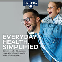 Kosher-certified Freeda SCD Multivitamin packaging