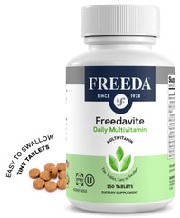 Freedavite Tiny Tablet bottle close-up