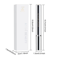 FREEORR Honey Lipstick on lips, showing lightweight hydration and shine.