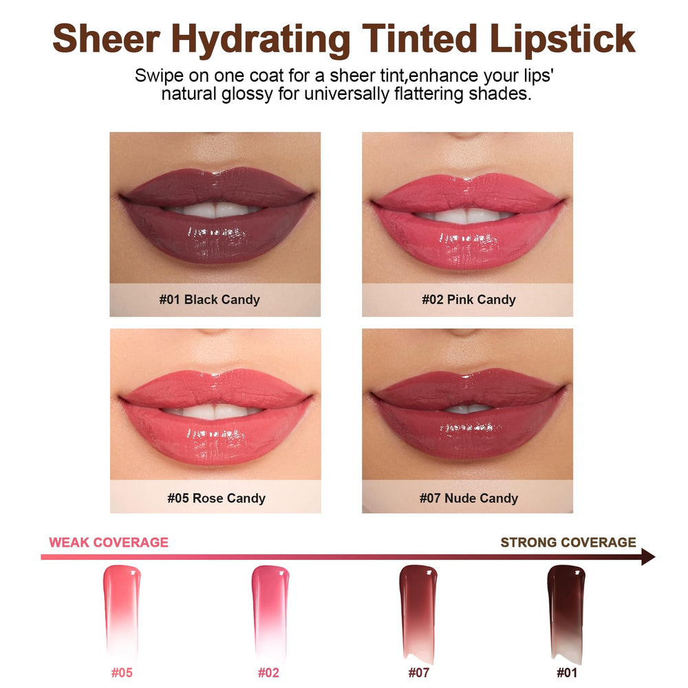 FREEORR Honey Lipstick Pink packaging, portable glow for everyday wear.