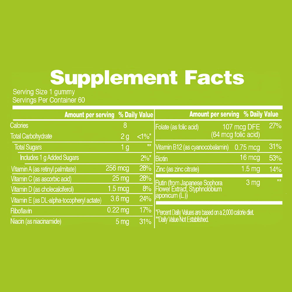 Box and bottle packaging on table
