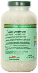 High quality bee pollen granules macro shot