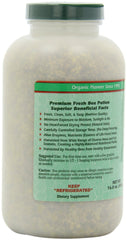 Bee pollen granules with natural lighting