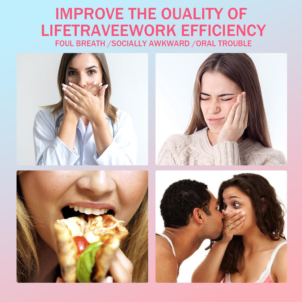Peach flavour mouth spray bottle