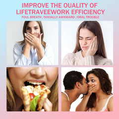 Peach flavour mouth spray bottle