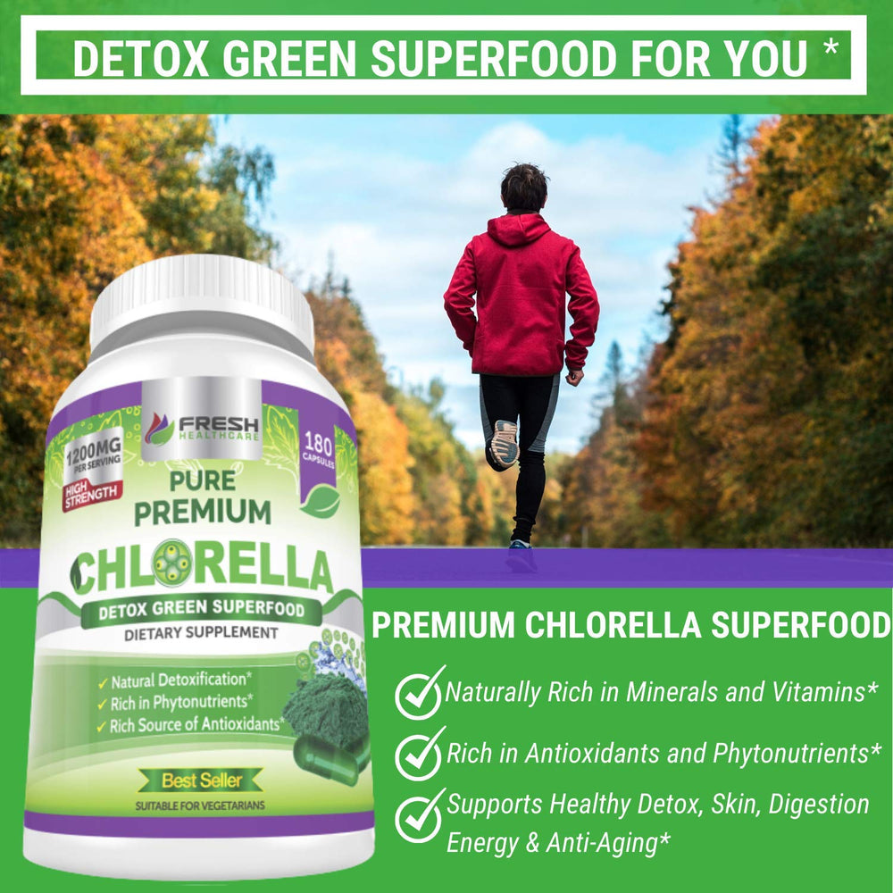 Detox benefits of chlorella capsules