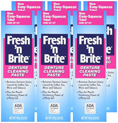 Packaged denture paste product display