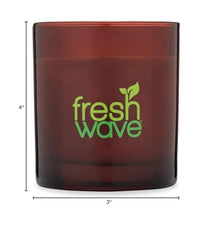 Graphic of natural plant-based ingredients for Fresh Wave candle
