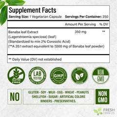 Lifestyle shot of Banaba capsules in daily routine