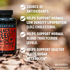 Freshfield Black Seed Oil bottle side view