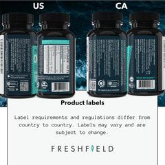 QR code on Freshfield bottle for disposal instructions