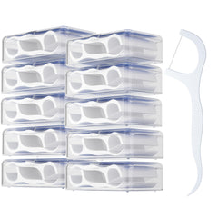 FRESHLIX 500-count Gen 3 dental floss picks package with 10 travel cases