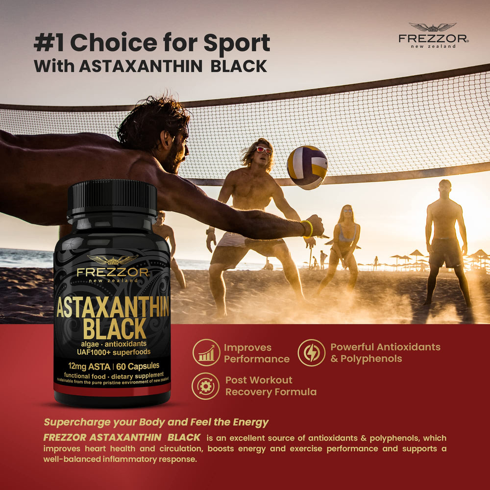 FREZZOR Astaxanthin Black bottle with packaging
