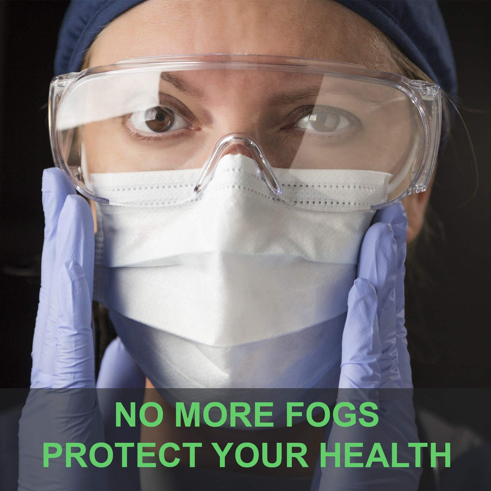 Goggles, helmet and camera gear with Frienda anti-fog wipes