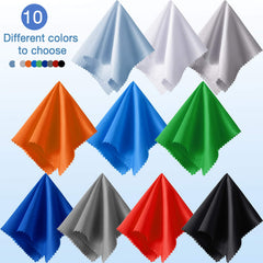 Set of microfiber cloths suitable for lenses and screens