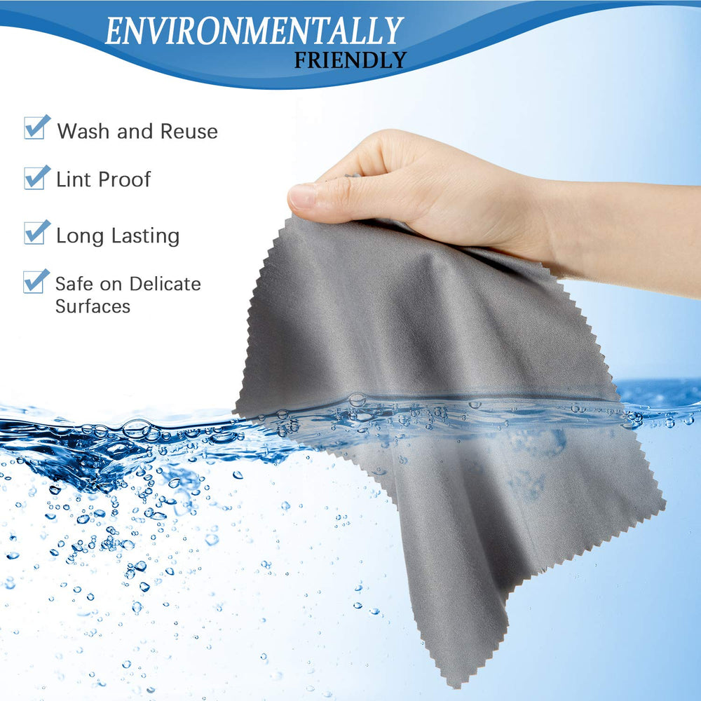 Assorted colors microfiber cloths for phones, tablets, and glasses