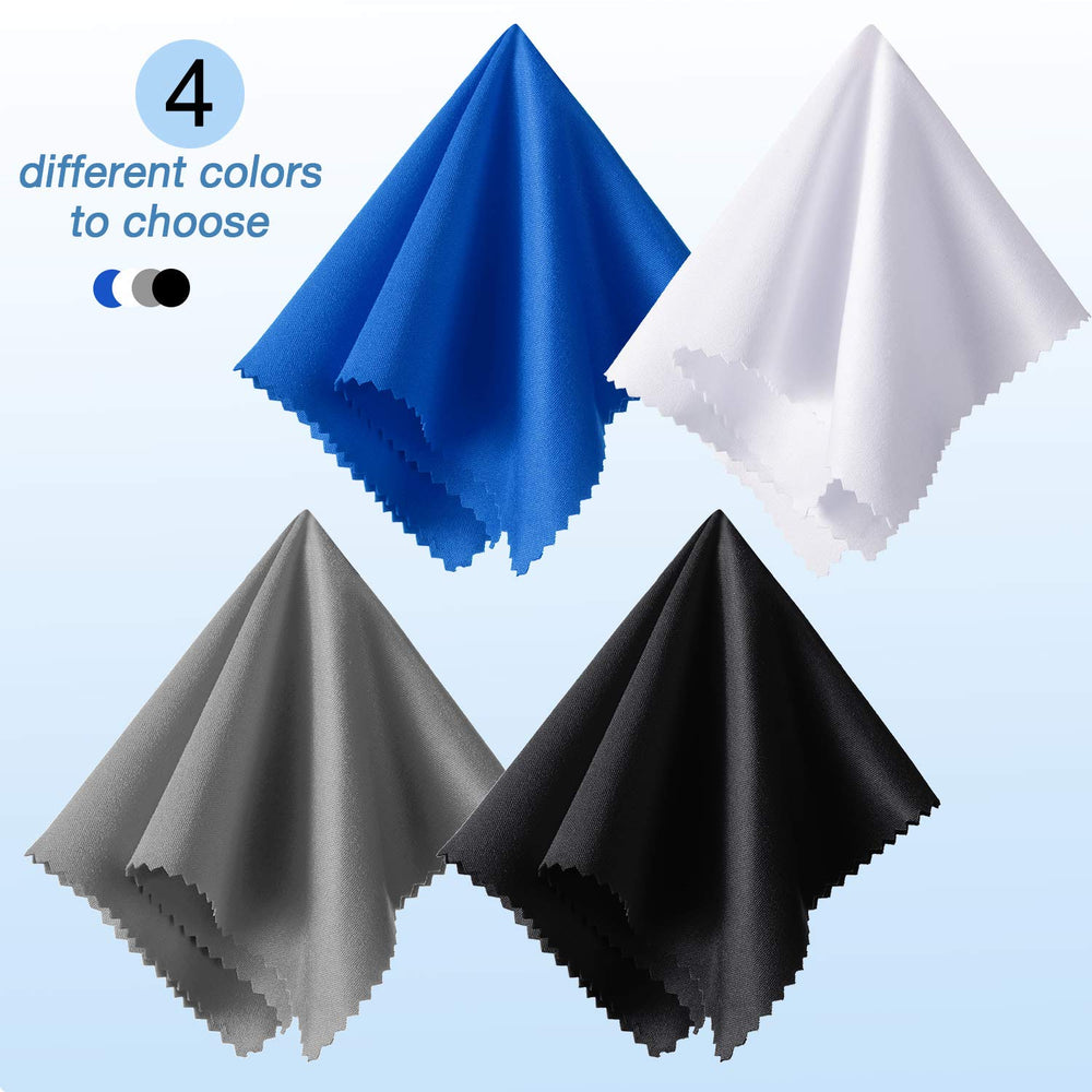 Close-up of microfiber cloth for glasses and screens
