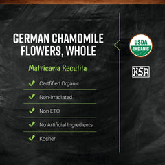 16 oz bulk chamomile flowers from Frontier Co-op