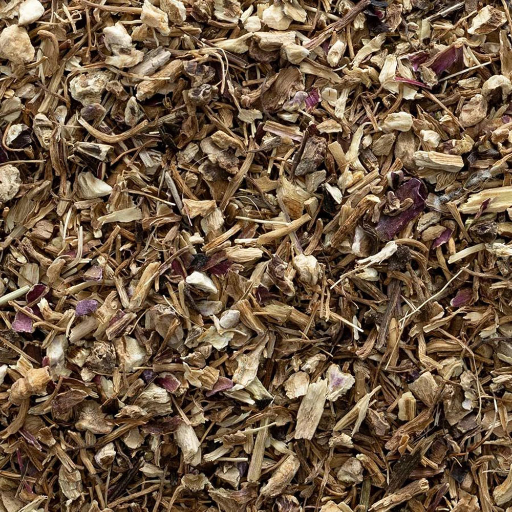 Organic and Kosher Echinacea Purpurea root label on bulk bag