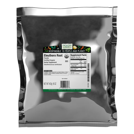 Frontier Co-op Eleuthero Root Powder 1 lb bulk bag