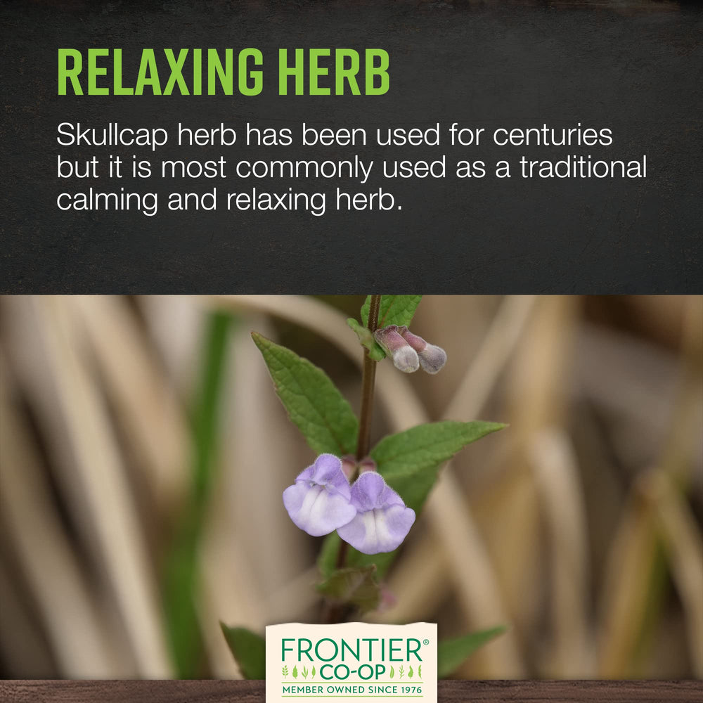 Organic skullcap from Frontier Co-op with kosher certification