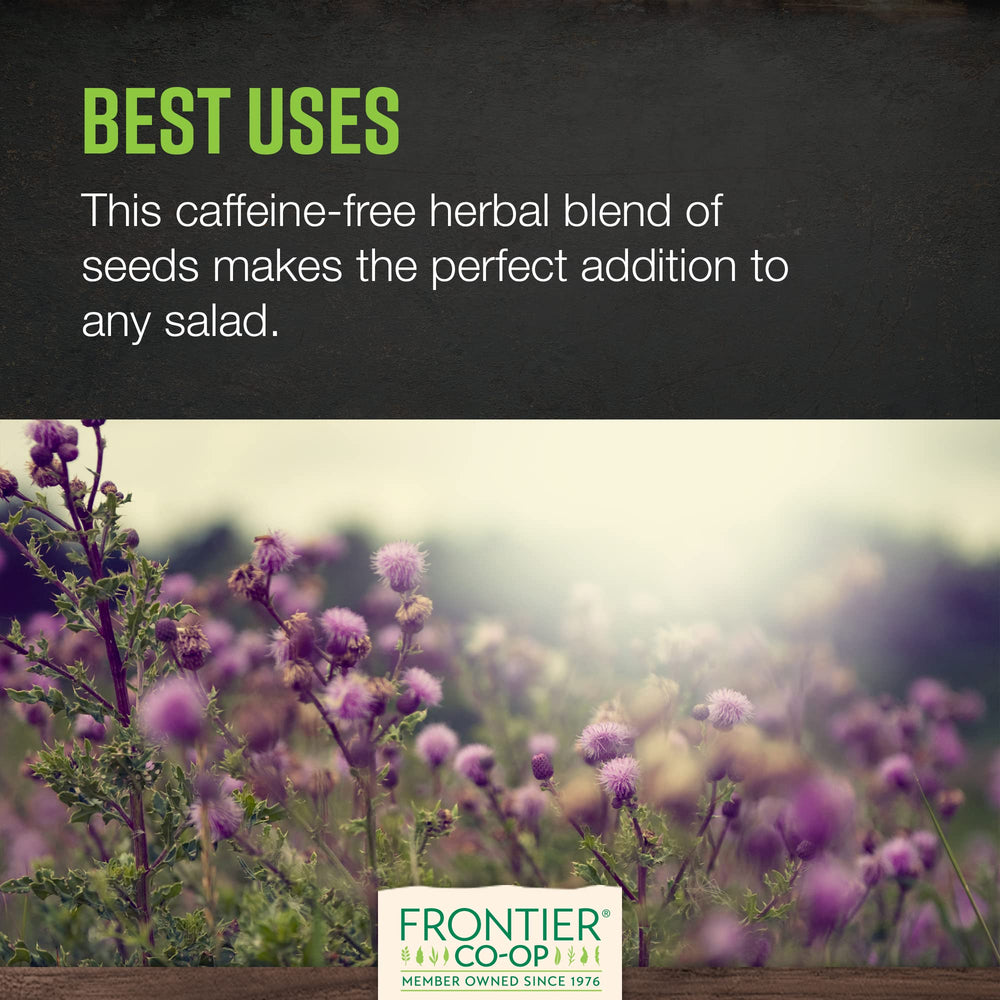 Milk thistle seeds used in culinary applications such as tea and baking