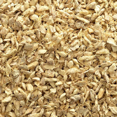 Packaging display of Frontier Natural Products ginger root 16 oz