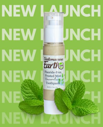 Frosted Mint Toothpaste with Diatomaceous Earth