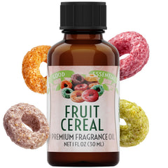 Dropper cap and label on Fruity Cereal Fragrance Oil