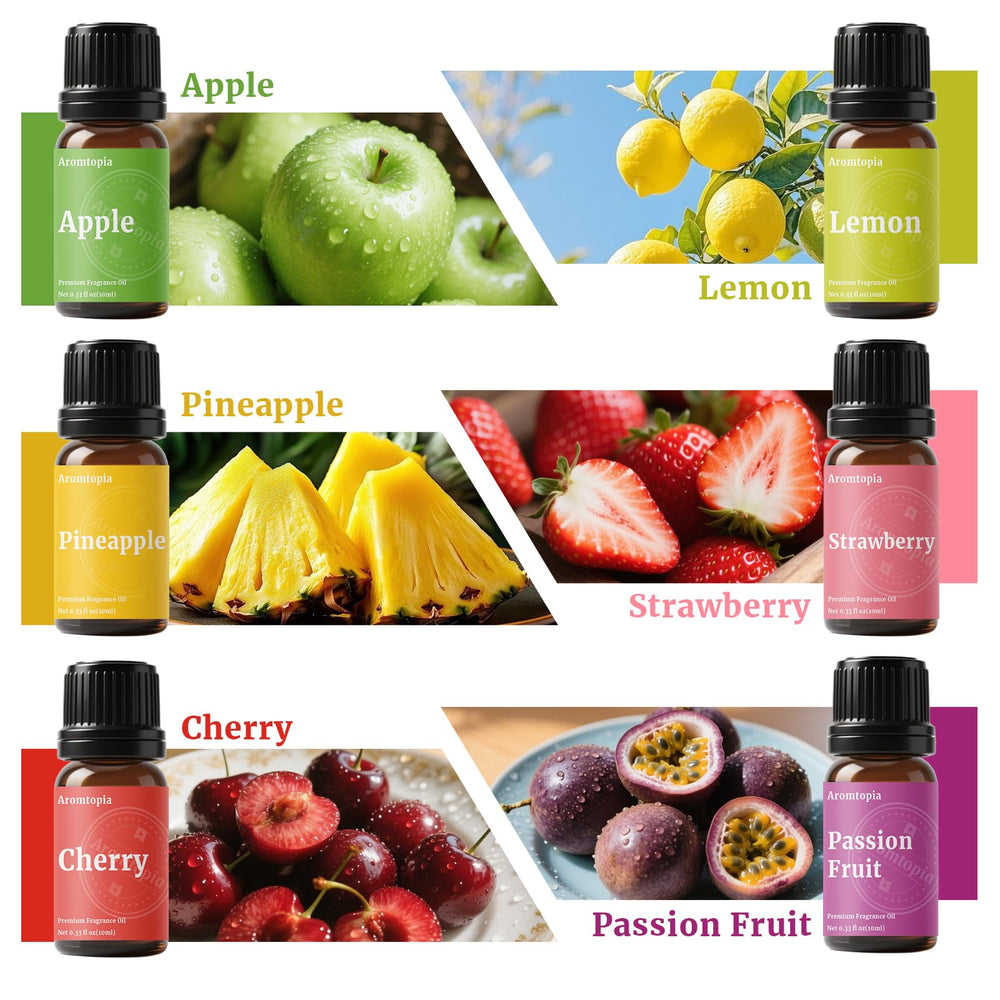 Apple fragrance oil from Aromtopia 6x10ml set