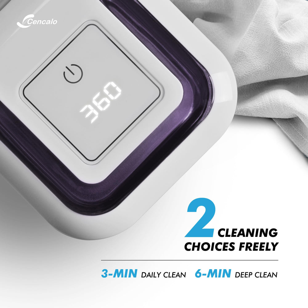 One-touch control with a digital timer on the cleaner