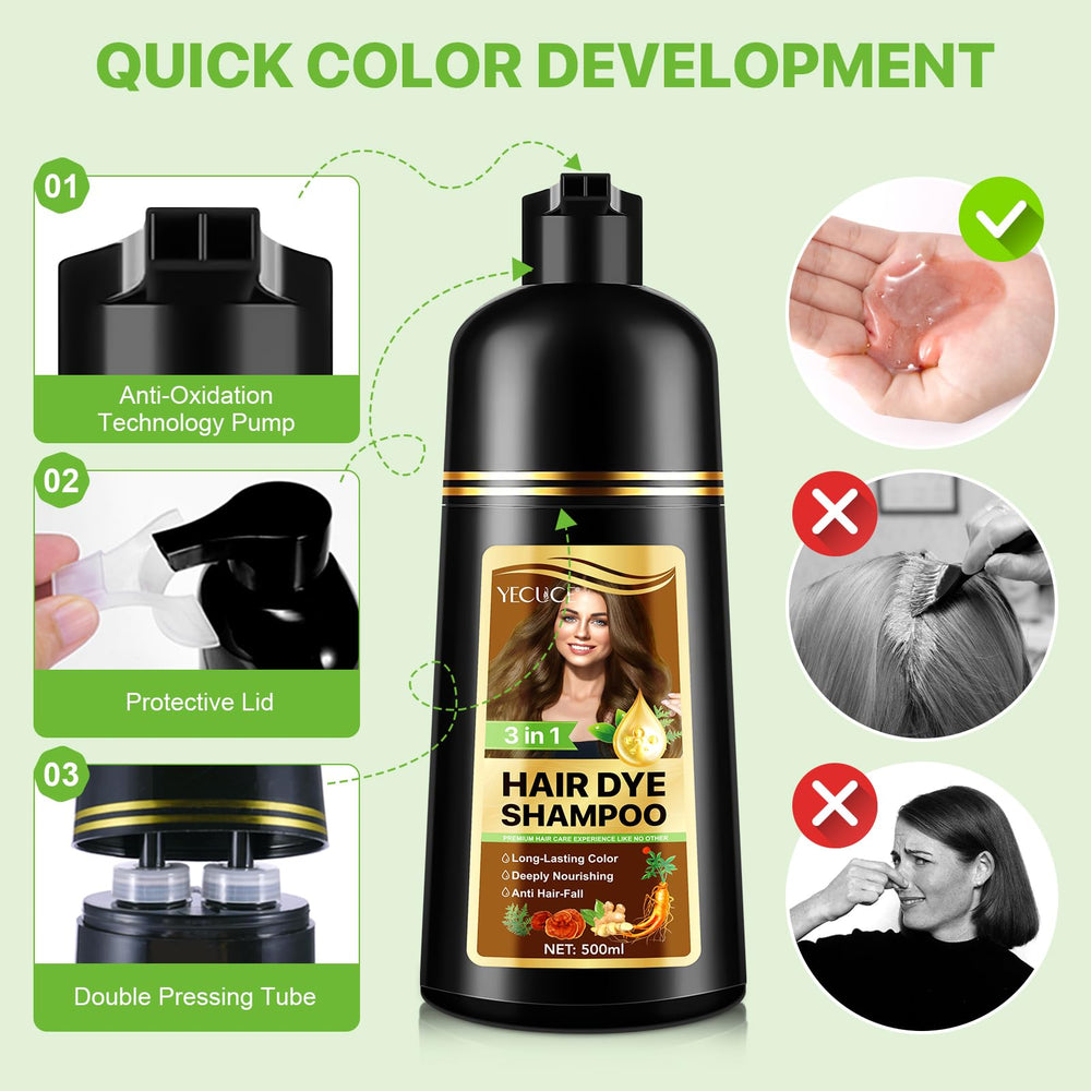 FSLHCY Instant Nature Herbal 3in1 soft shiny hair after use