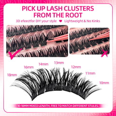 FTBZCF Anime-inspired glam lashes for flexible daily wear and events.
