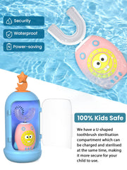 Five cleaning modes interface on FTOYIN toothbrush