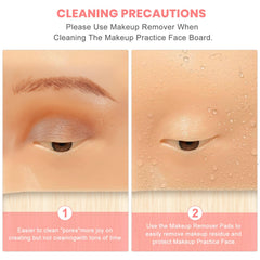 FTOYIN makeup practice board ideal for beginners and professionals to test looks
