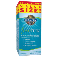 Front view of fucoThin bottle
