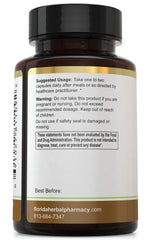 Fucoidan capsules with 50 mg per capsule and 100 mg serving